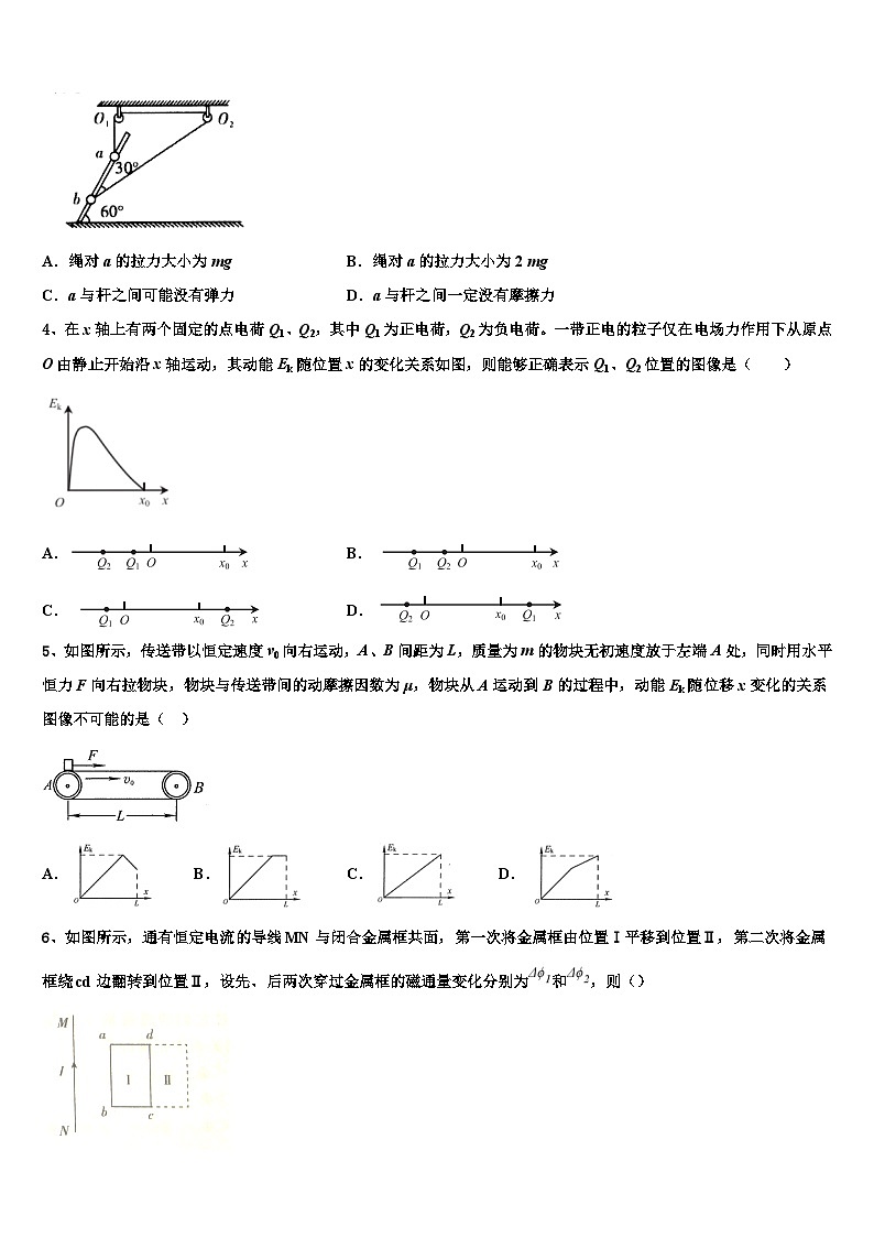 2026届云南省红河县一中高考物理四模试卷含解析第2页