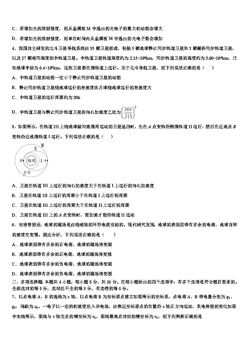 2026届云南省普洱市景东彝族自治县第一中学高考物理倒计时模拟卷含解析第2页