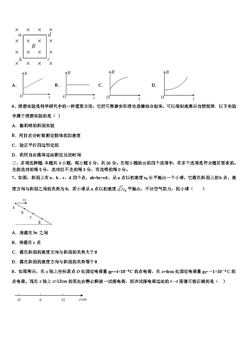 2026届云南省西盟县第一中学高考全国统考预测密卷物理试卷含解析第2页