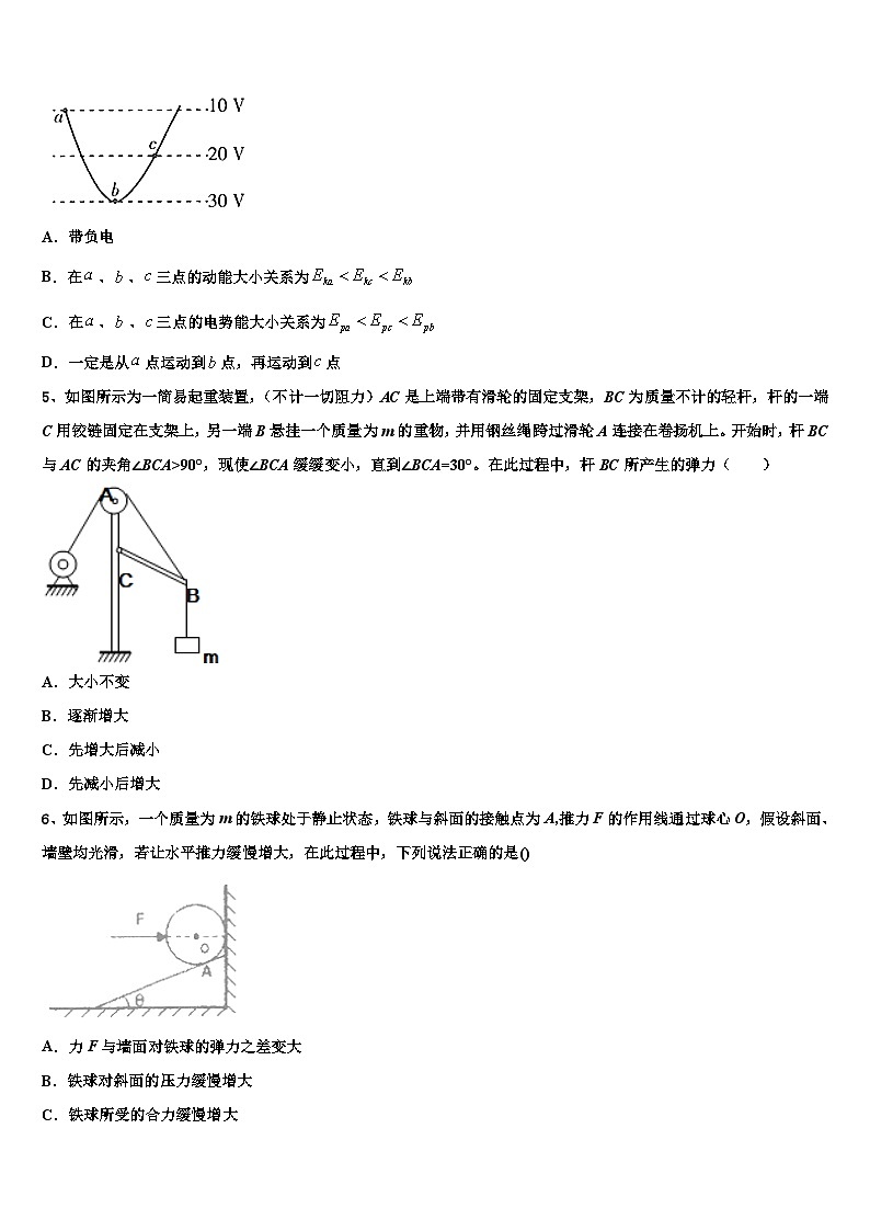 2026届云南省曲靖市宜良县第八中学高三冲刺模拟物理试卷含解析第2页
