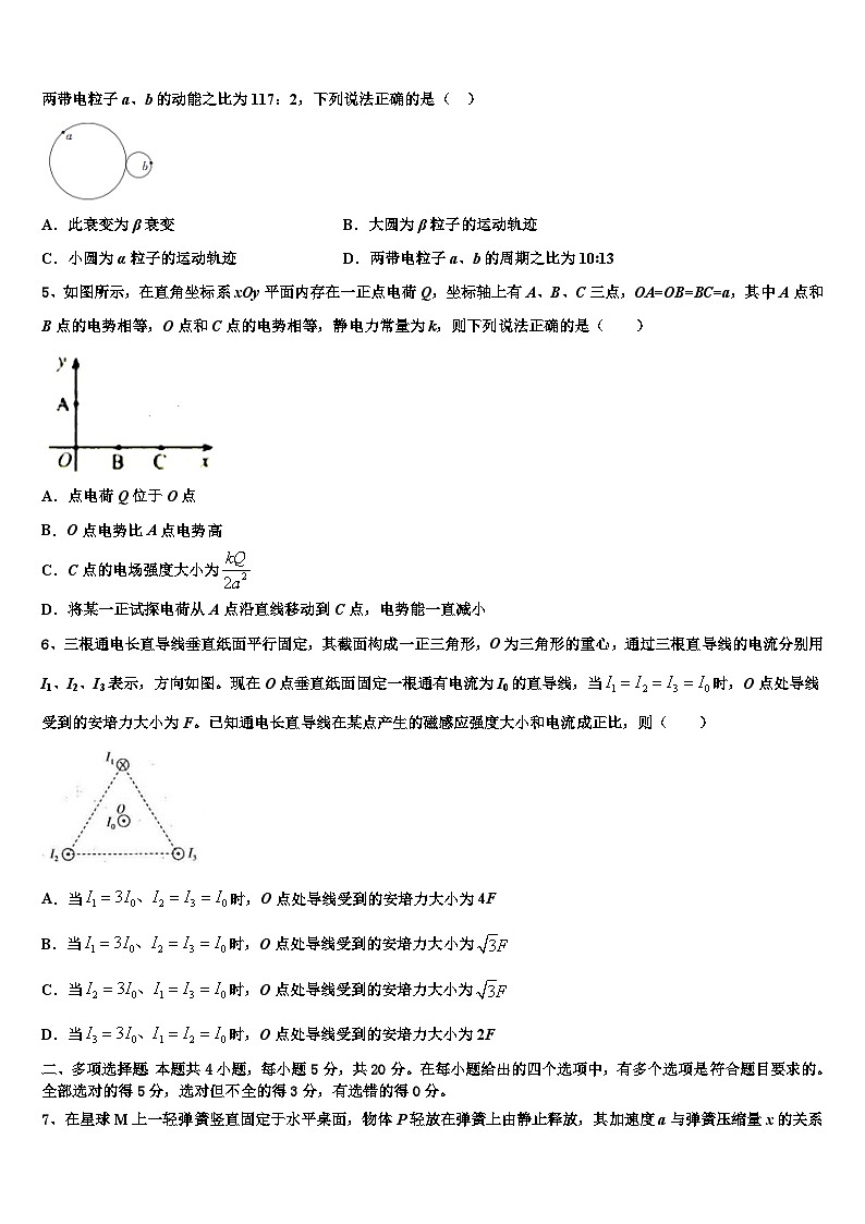 2026届云南省曲靖市麒麟区六中高三下学期第五次调研考试物理试题含解析第2页