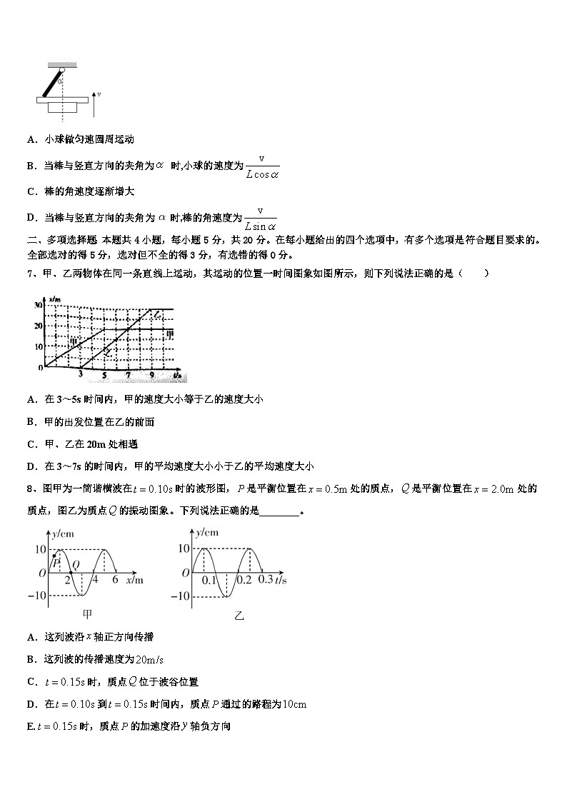 2026届云南腾冲市第八中学高三冲刺模拟物理试卷含解析第3页