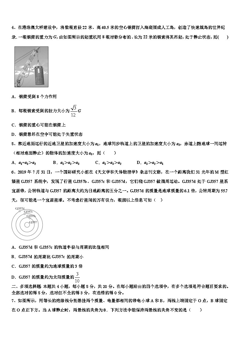 2026届云南省永仁县一中高三冲刺模拟物理试卷含解析第2页