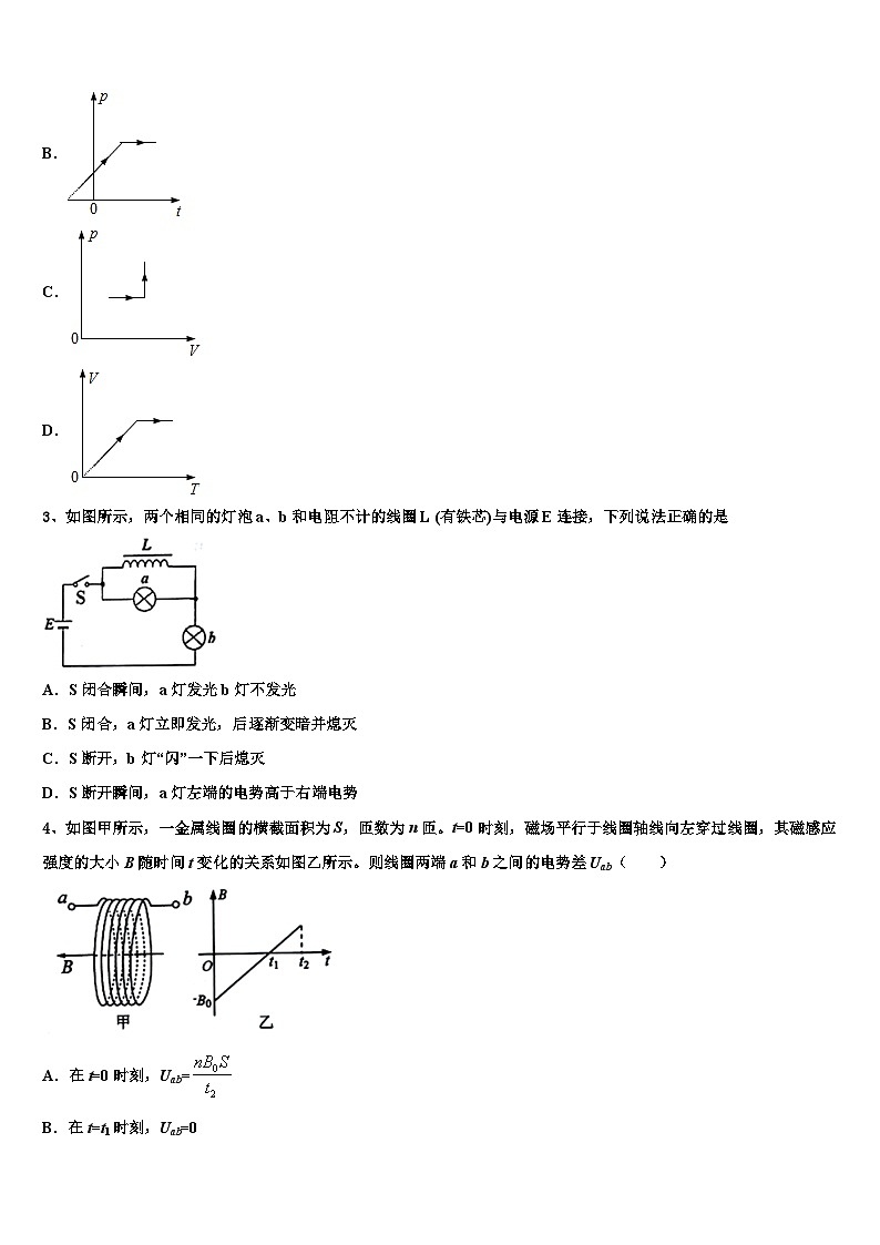 2026届云南省云南师范大学附属中学高三第三次模拟考试物理试卷含解析第2页