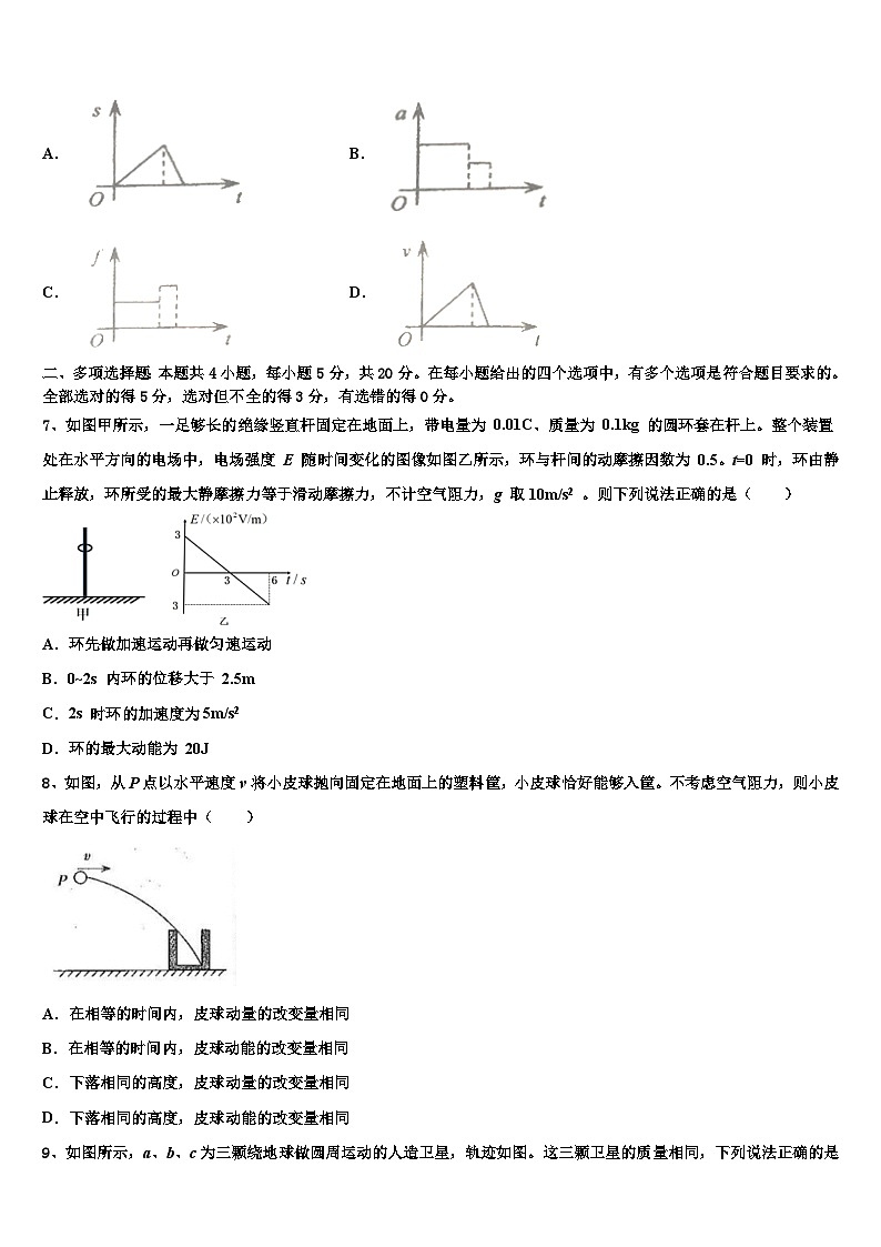 2026届云南省玉溪市江川区第二中学高三冲刺模拟物理试卷含解析第3页