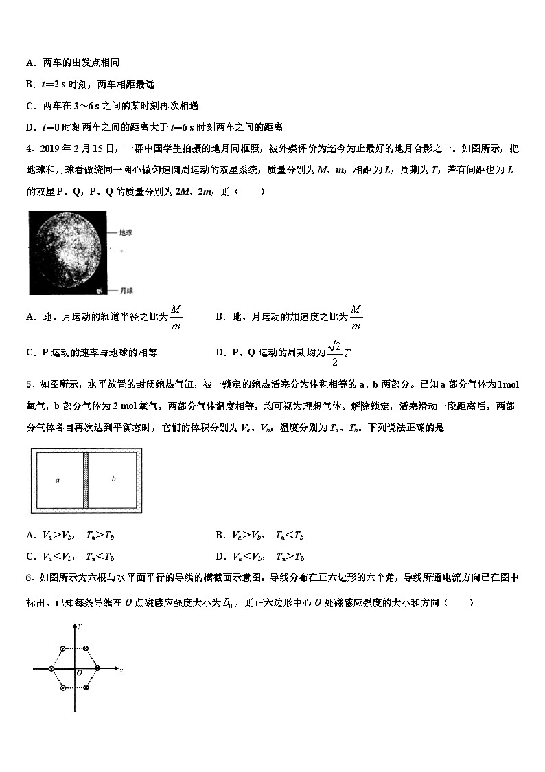 2026届云南省怒江市重点中学高三第三次模拟考试物理试卷含解析第2页