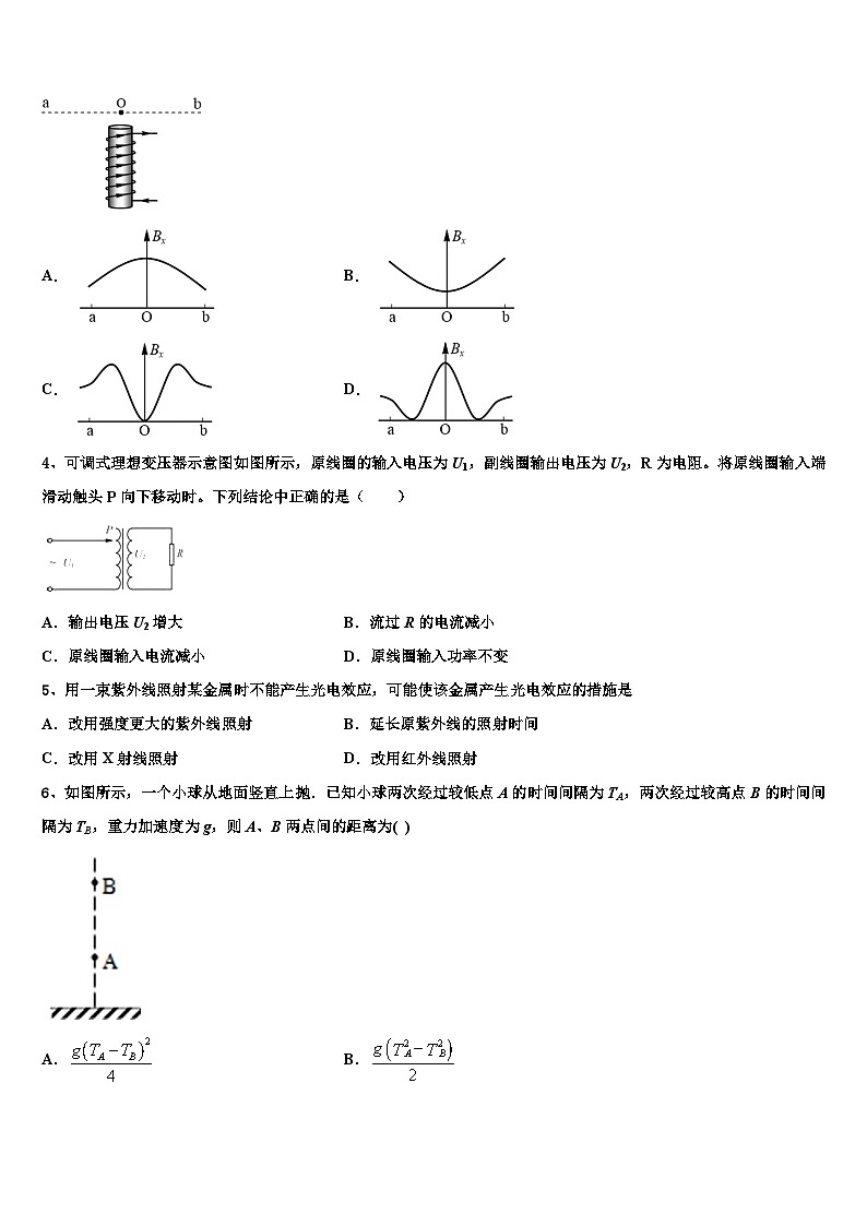 2026届云南省宁蒗县一中高三下学期第五次调研考试物理试题含解析第2页