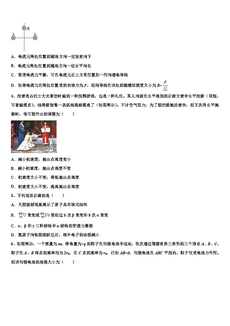 2026届云南省马关县第二中学高三第二次模拟考试物理试卷含解析第2页
