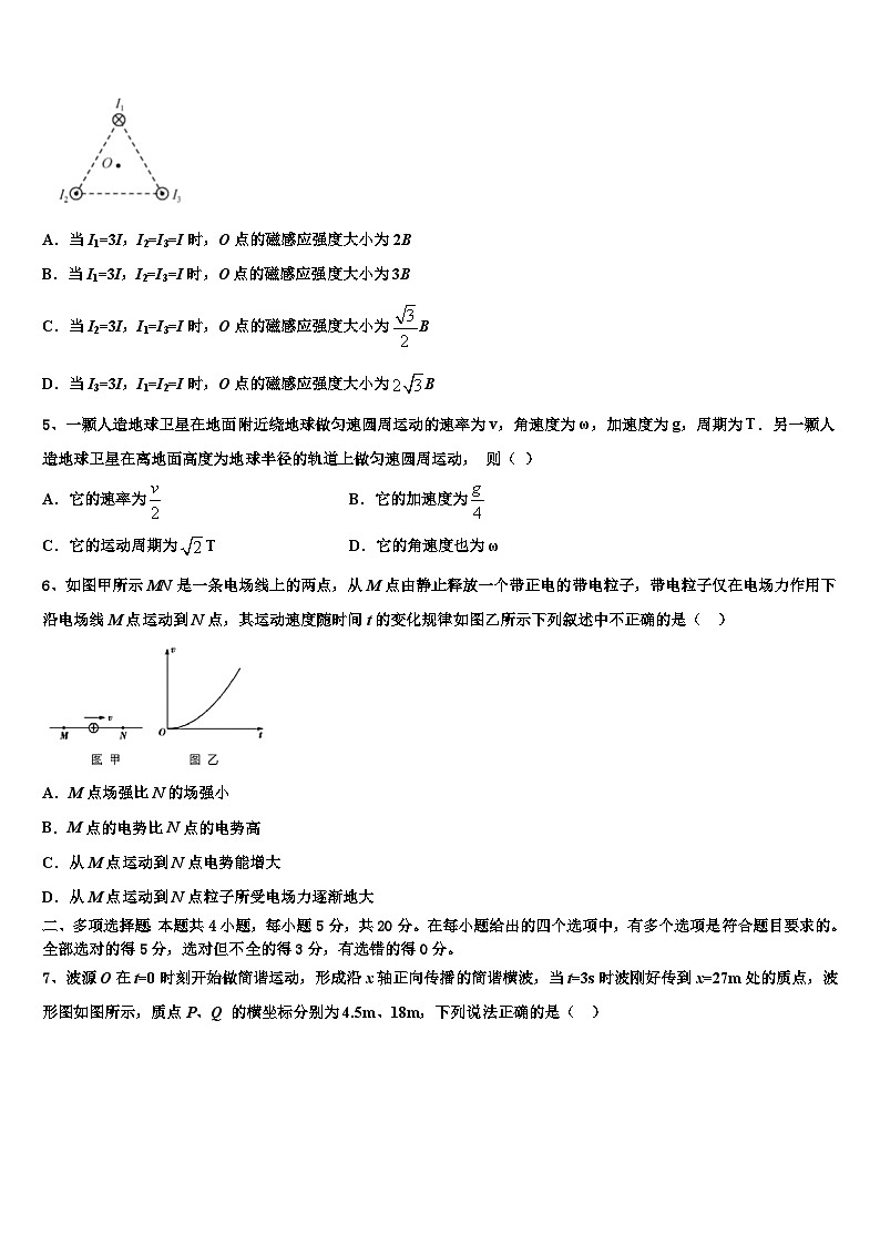 2026届云南省红河州泸源中学高三3月份第一次模拟考试物理试卷含解析第2页