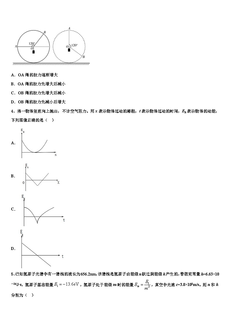 2026届云南省昆明市第一中学高三最后一卷物理试卷含解析第2页