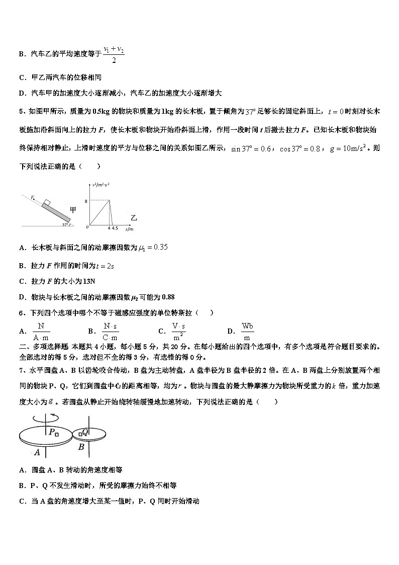 2026届浙江杭州地区重点中学高考考前模拟物理试题含解析第2页