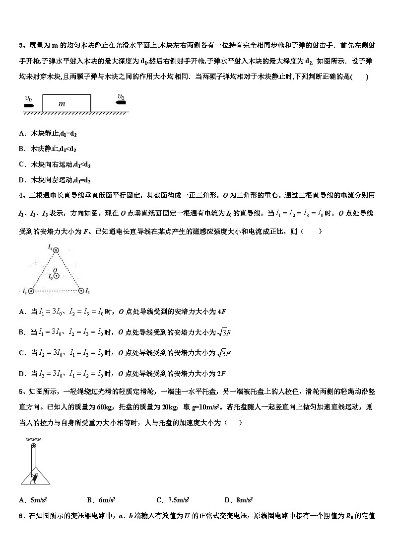 2026届浙江省“温州十校联合体”高考冲刺模拟物理试题含解析第2页