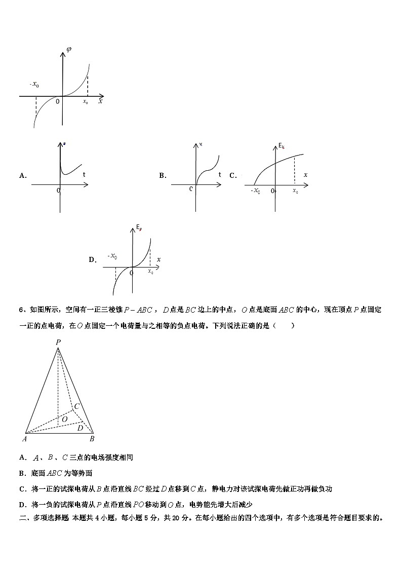 2026届浙江省普通高等学校高考物理全真模拟密押卷含解析第3页