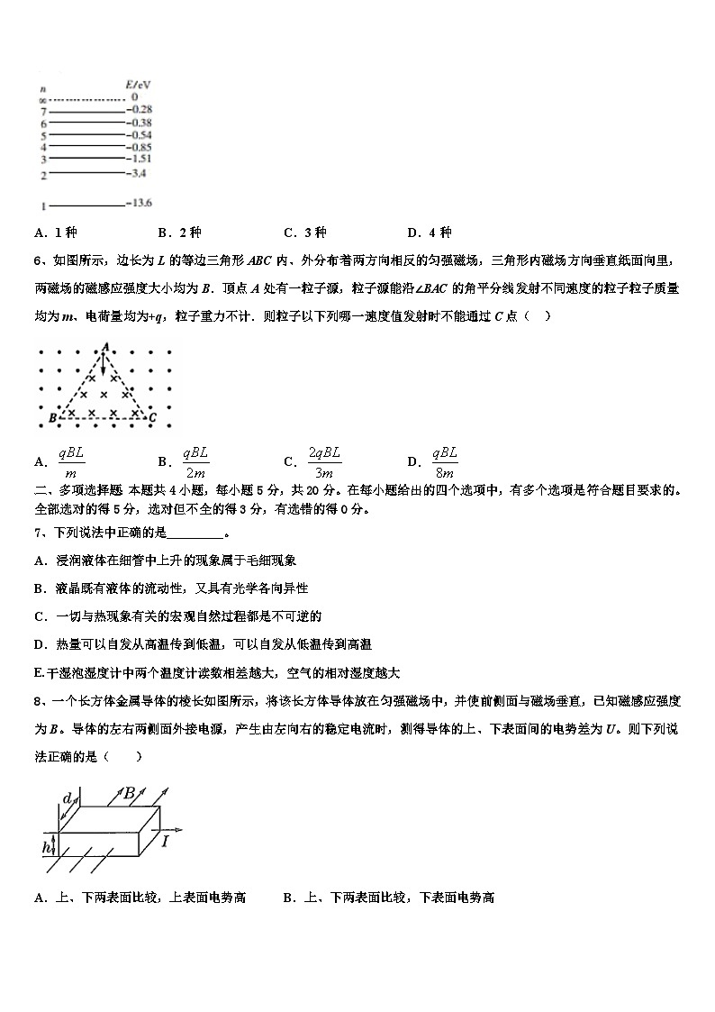 2026届浙江省湖州市高中联盟高考冲刺模拟物理试题含解析第3页