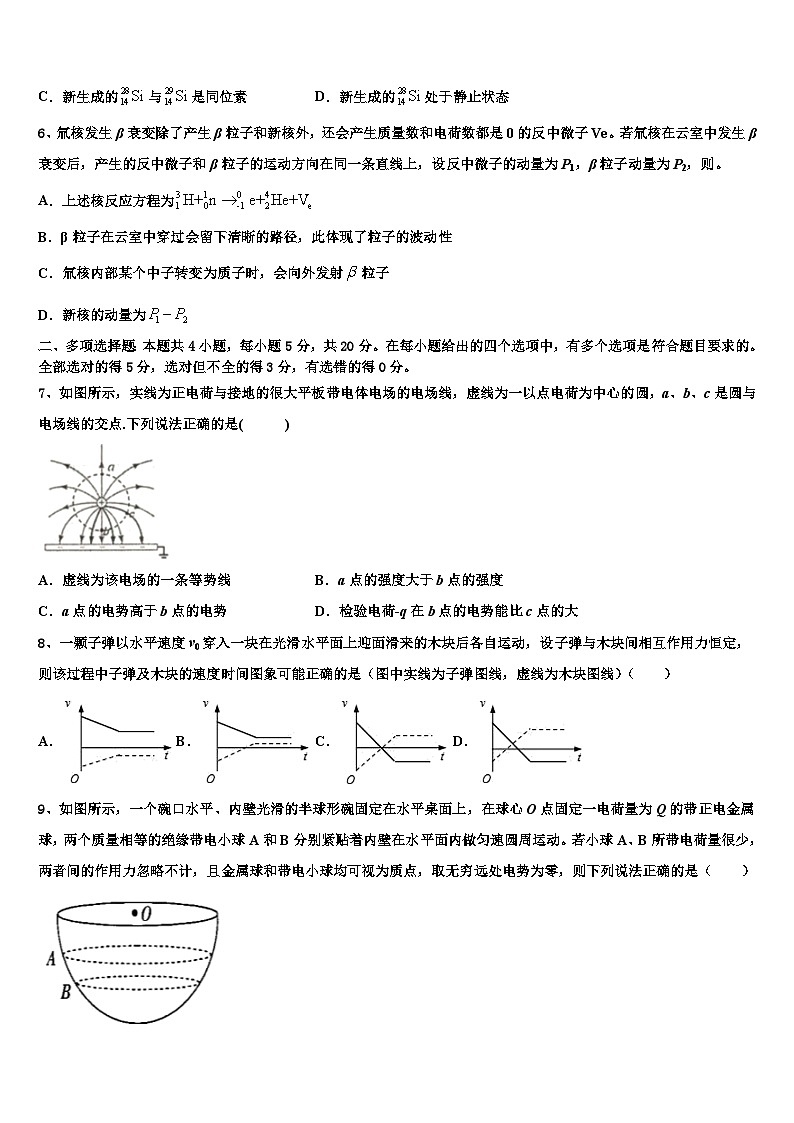 2026届浙江省乐清市乐成公立寄宿学校高三（最后冲刺）物理试卷含解析第3页