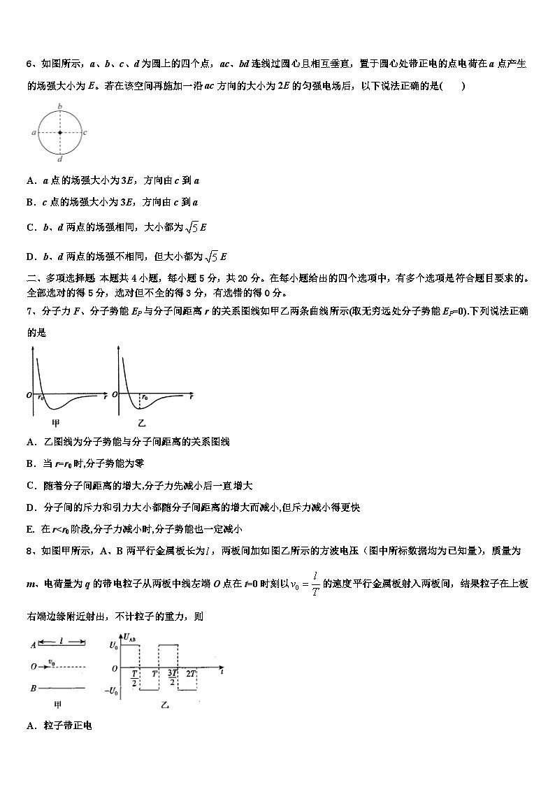 2026届浙江省杭州市高级中学高三（最后冲刺）物理试卷含解析第3页