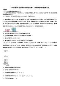 2026届浙江省杭州市学军中学高三下学期联合考试物理试题含解析