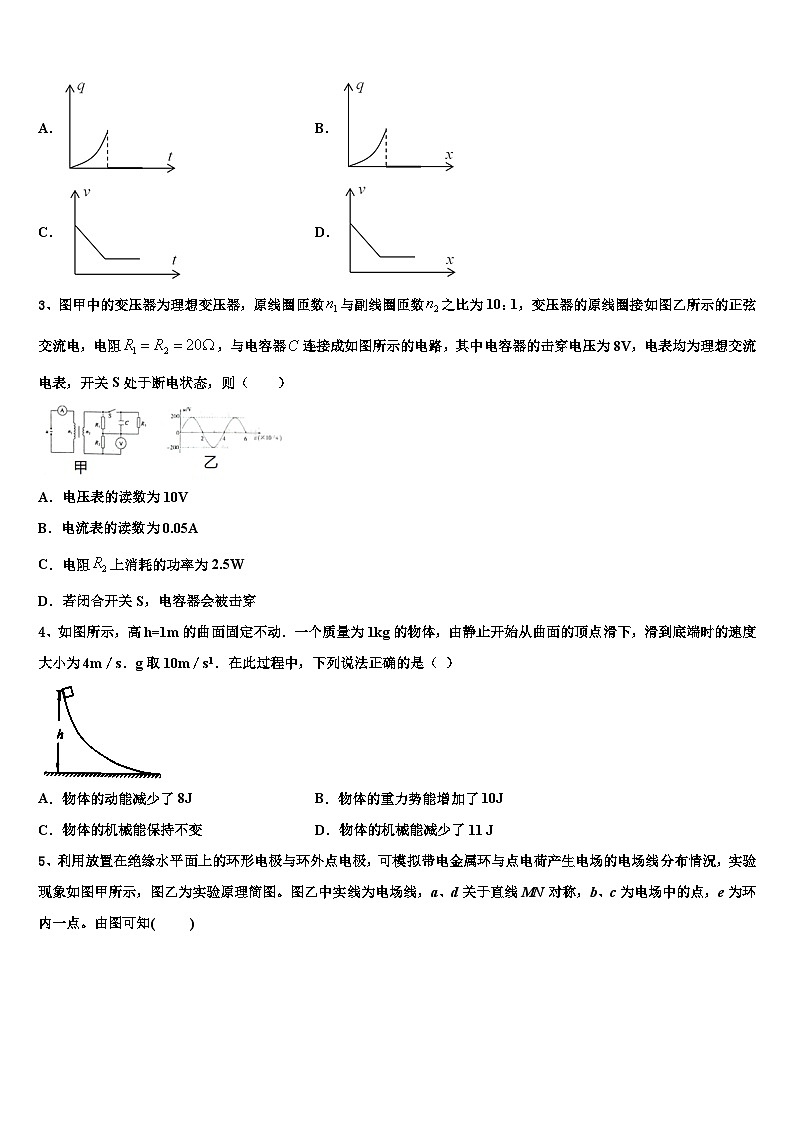 2026届浙江大学附属中学高三（最后冲刺）物理试卷含解析第2页