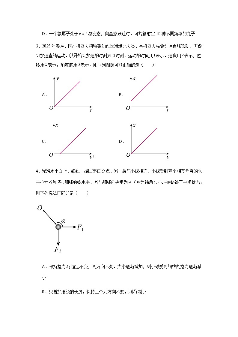 2025-2026学年度高三年级下学期综合素质评价二物理试卷第2页