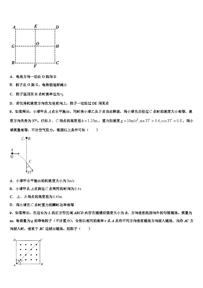 2026届浙江温州市高考冲刺物理模拟试题含解析第3页