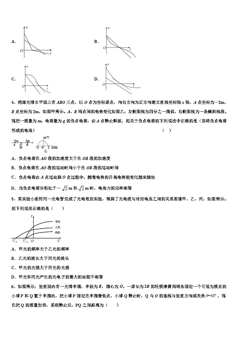 2026届重庆市第八中学高考冲刺物理模拟试题含解析第2页