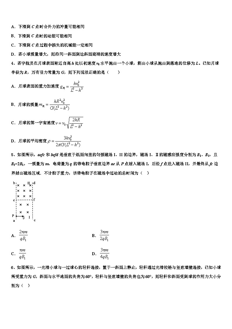 2026届重庆巴蜀中学高三下学期第五次调研考试物理试题含解析第2页