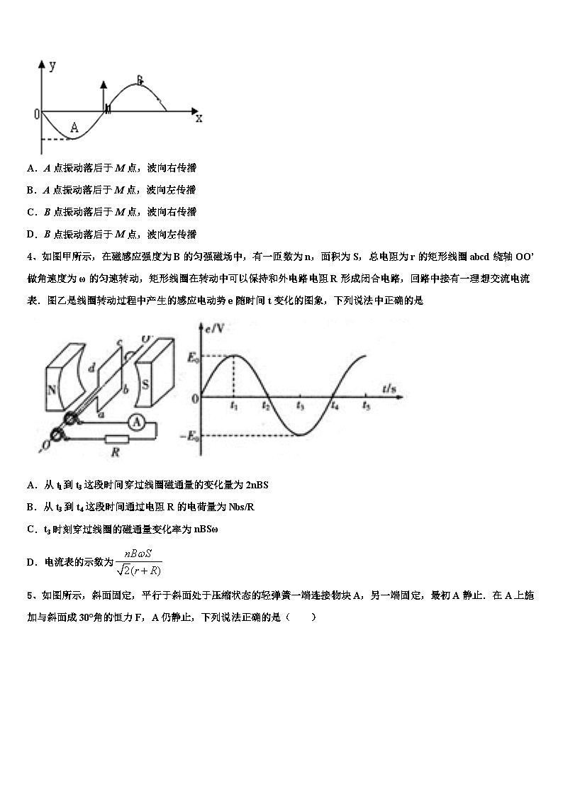 2026届重庆市大足区高三（最后冲刺）物理试卷含解析第2页