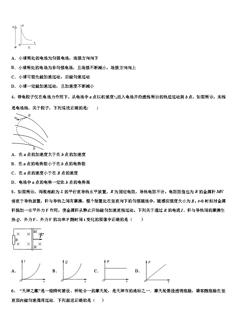 2026届浙江省诸暨市第二高级中学高三冲刺模拟物理试卷含解析第2页