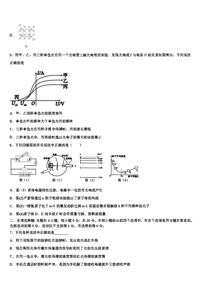 2026届浙江省武义第三中学高三适应性调研考试物理试题含解析第3页