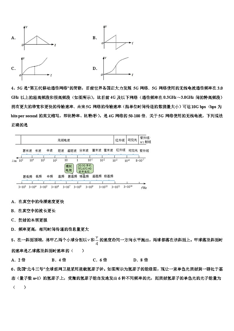 2026届浙江省武义三中高三下学期第五次调研考试物理试题含解析第2页