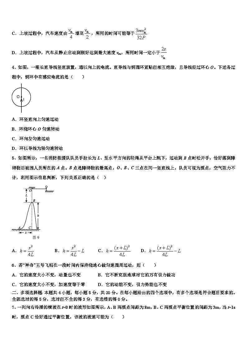 2026届重庆市三峡名校高考冲刺模拟物理试题含解析第2页