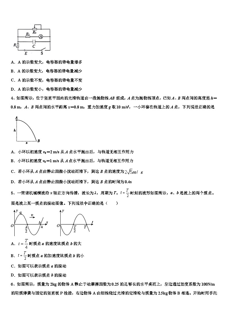 2026届重庆市南坪中学高考物理押题试卷含解析第2页