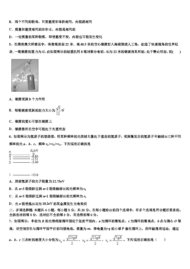 2026届重庆市綦江区东溪中学高考冲刺押题（最后一卷）物理试卷含解析第2页