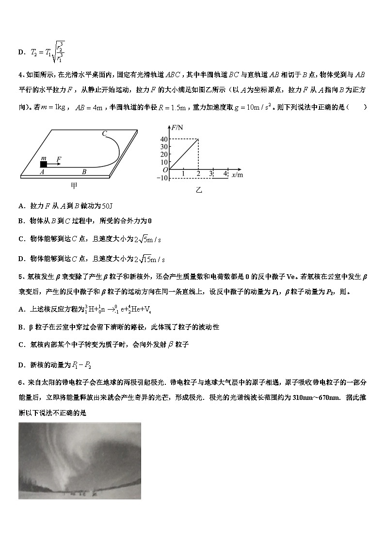 2026届珠海市高考仿真卷物理试题含解析第2页