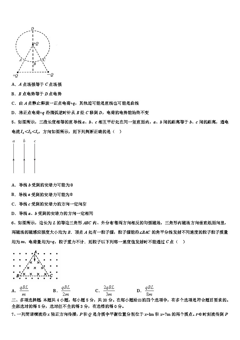 2026届株洲市重点中学高考物理全真模拟密押卷含解析第2页