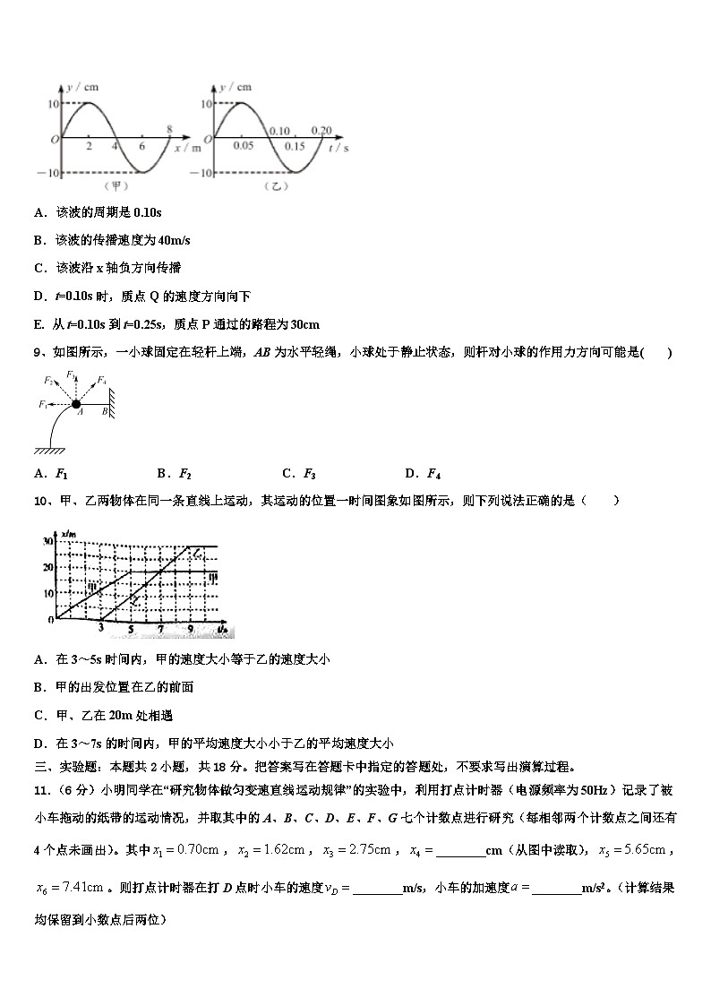 2026届重庆市育才中学高三第二次模拟考试物理试卷含解析第3页