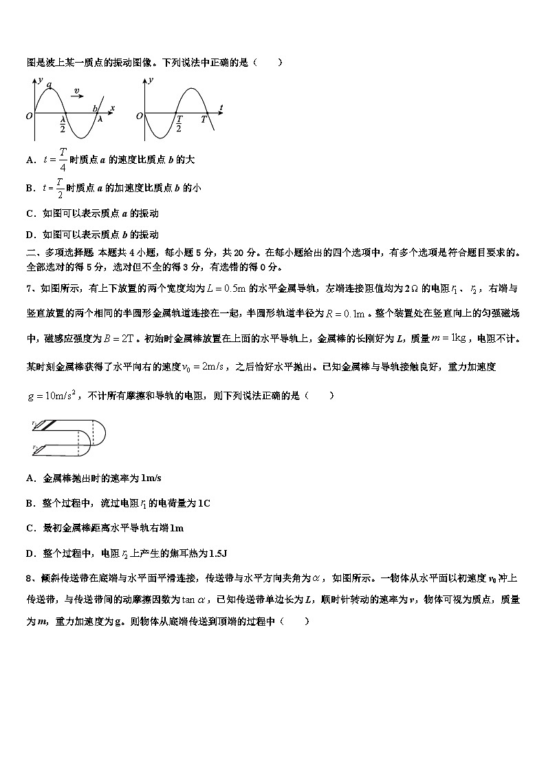 2026届重庆市酉阳县高三第二次联考物理试卷含解析第3页