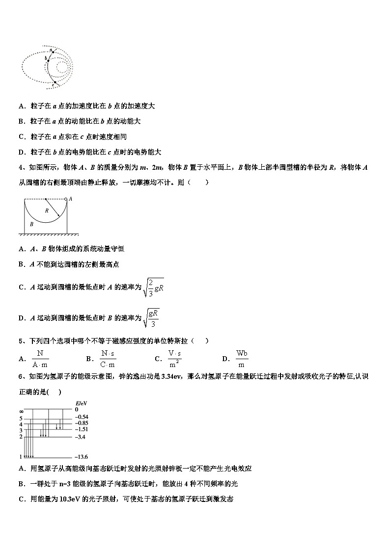 2026届重庆外国语学校高三压轴卷物理试卷含解析第2页
