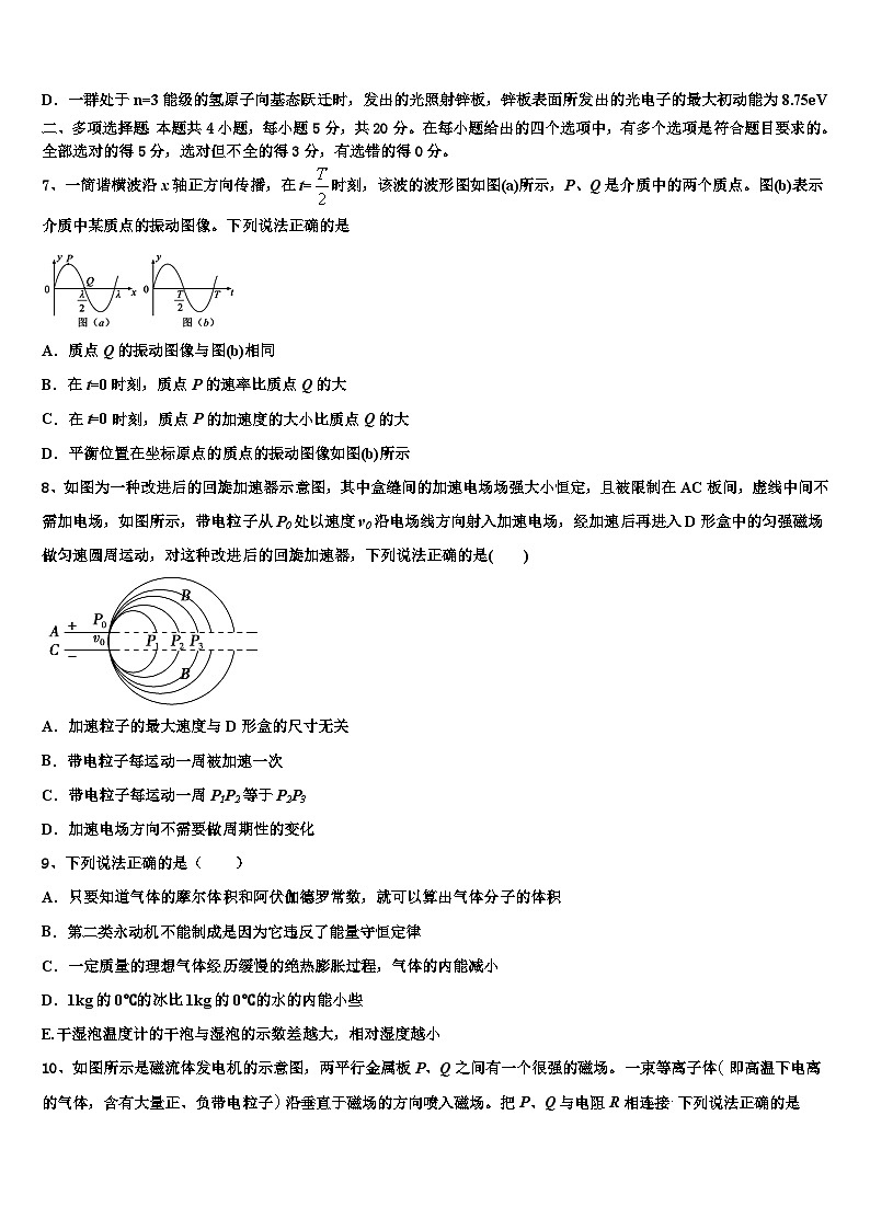 2026届重庆外国语学校高三压轴卷物理试卷含解析第3页