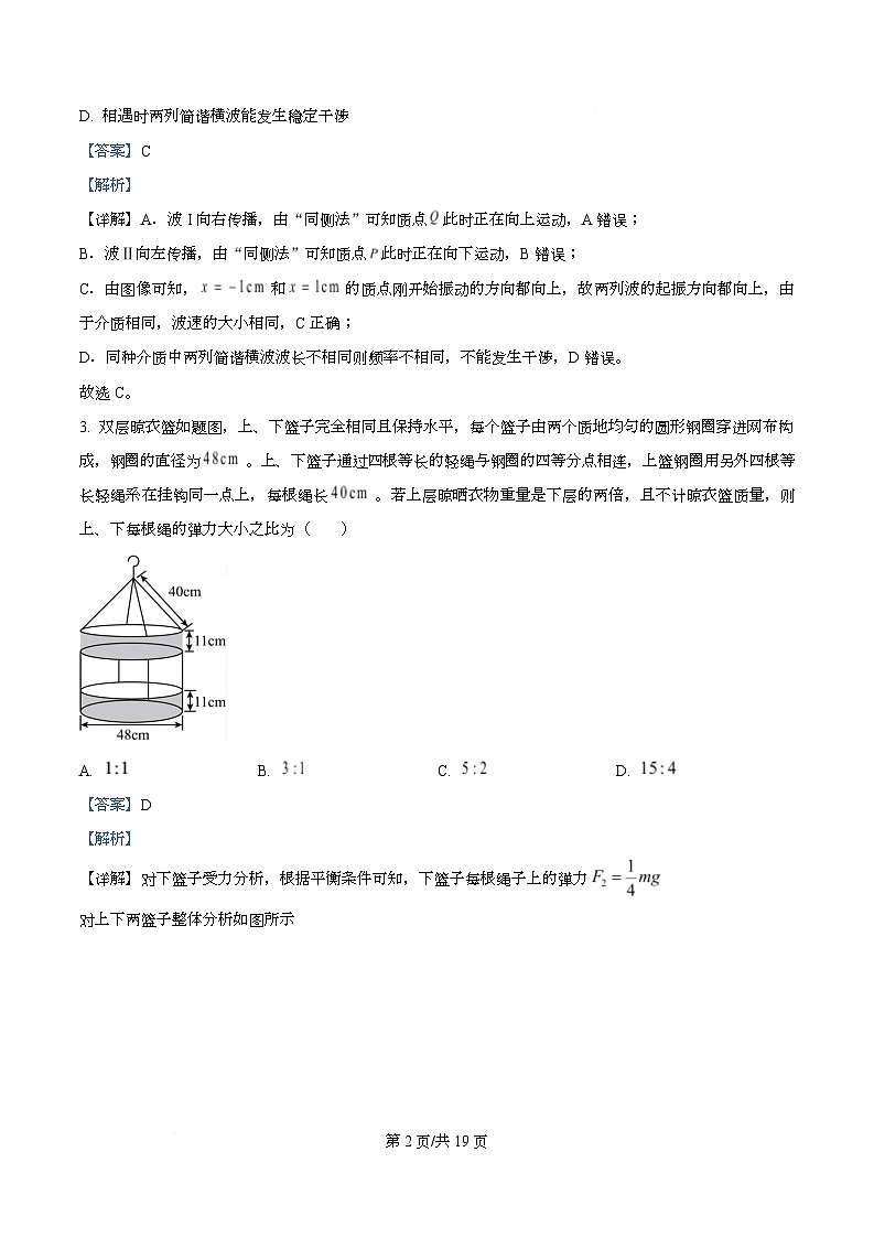 重庆市第八中学2026届高三下学期全真模拟强化训练（二）物理试题（解析版）第2页