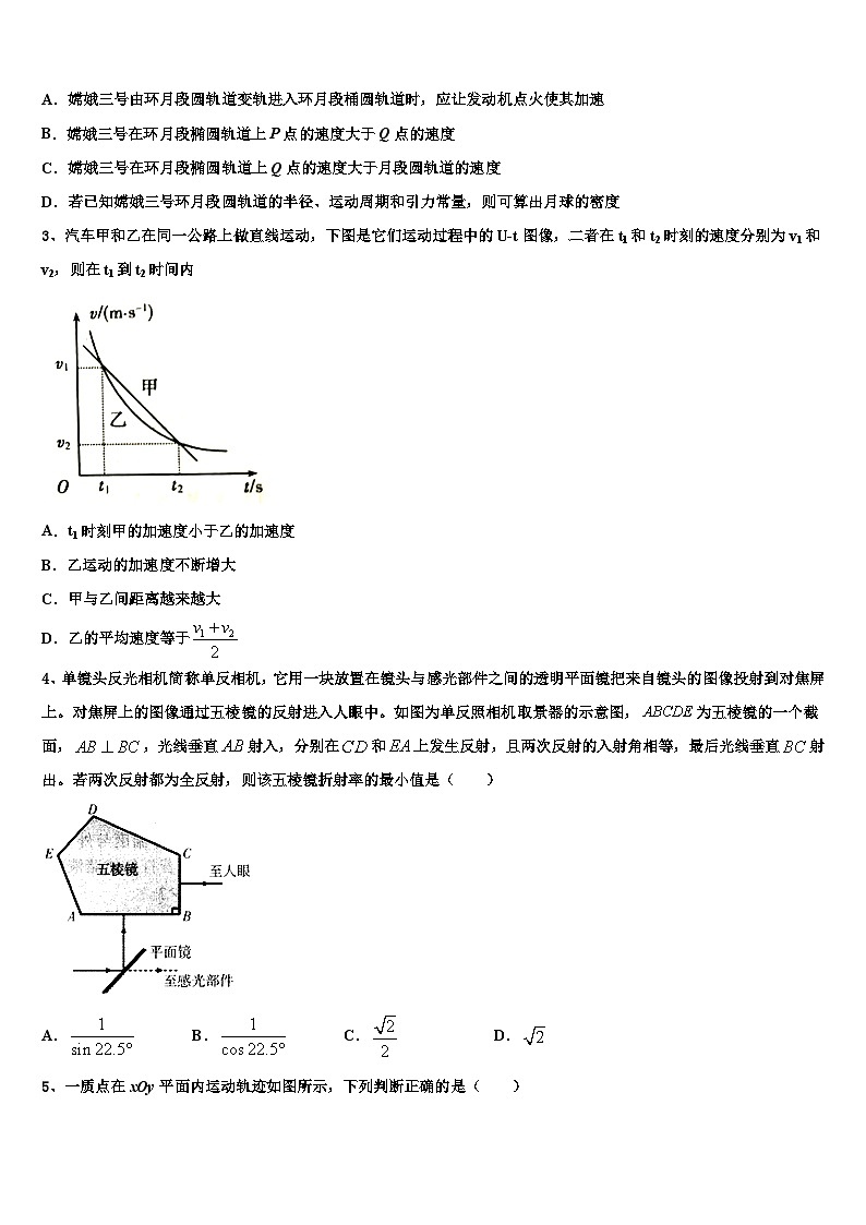 安徽合肥市2026届高考冲刺模拟物理试题含解析第2页