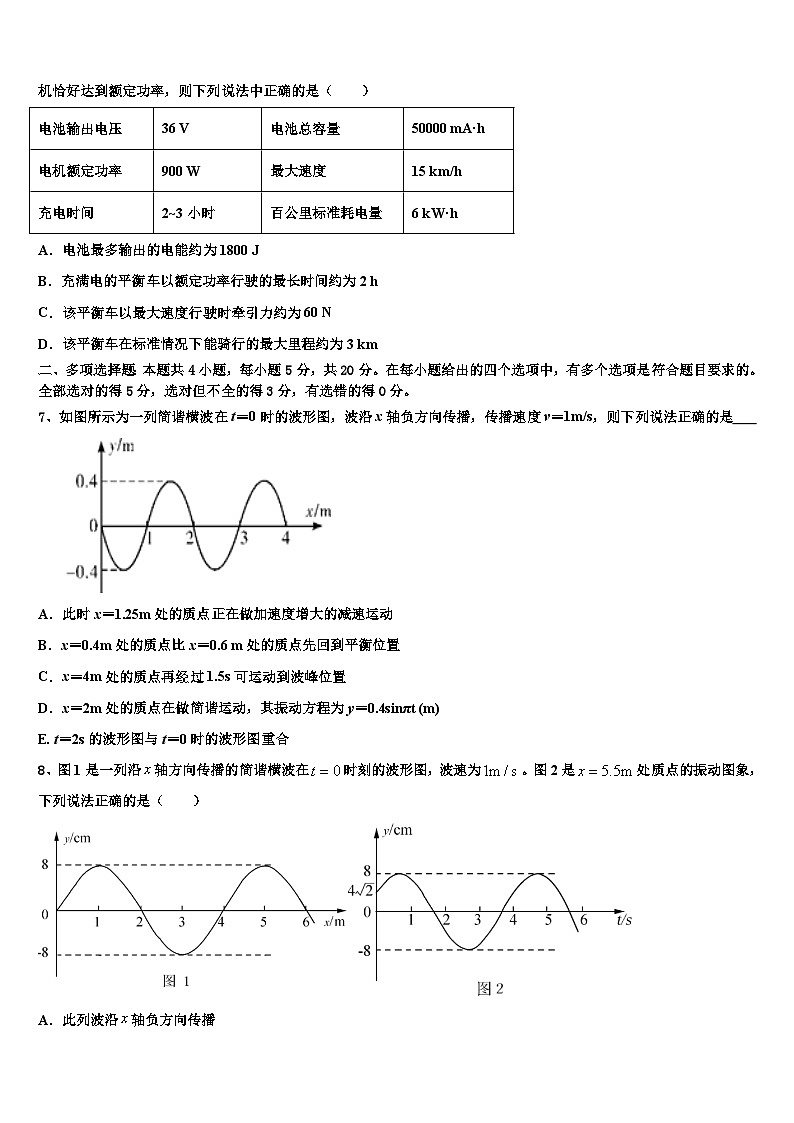 安徽省安庆市第九中学2026届高考仿真卷物理试卷含解析第3页