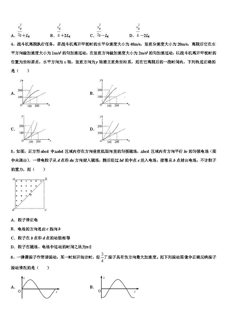 安徽省”皖南八校“联盟2026届高考物理押题试卷含解析第2页
