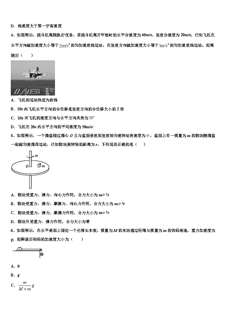 安徽省“庐巢六校联盟”2026届高考物理必刷试卷含解析第2页