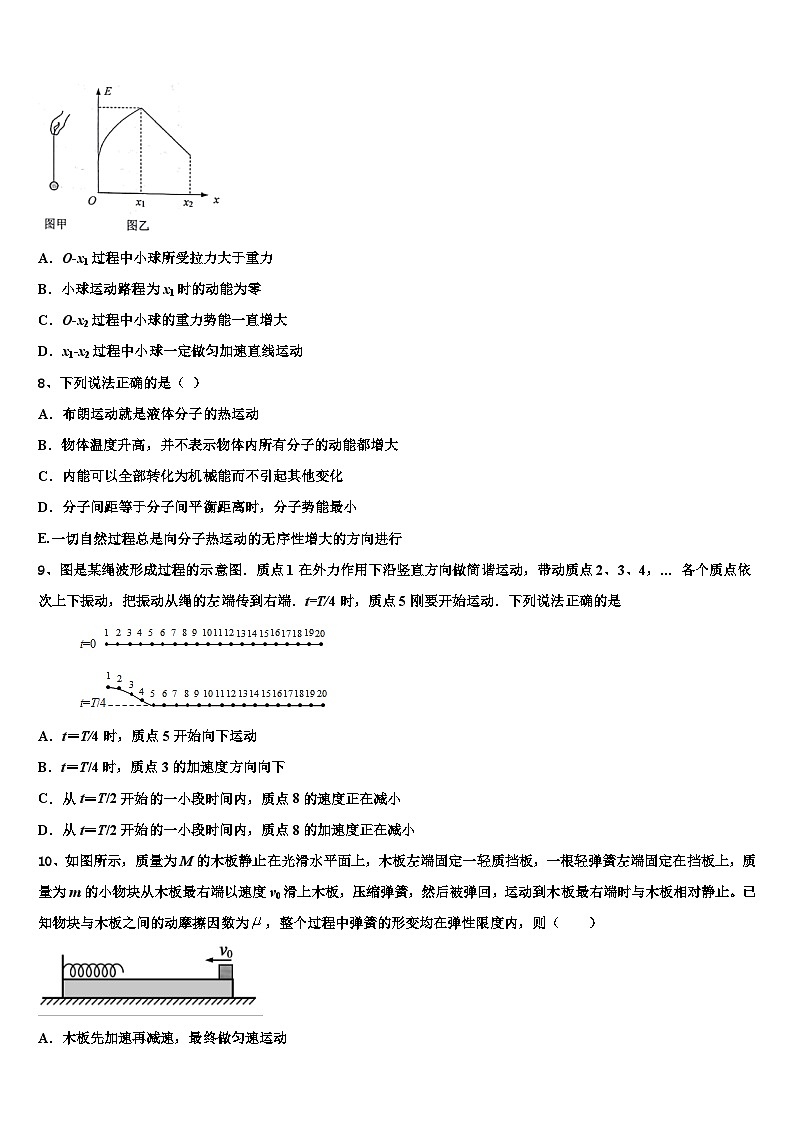 安徽省亳州市蒙城县第一中学2026届高考仿真模拟物理试卷含解析第3页