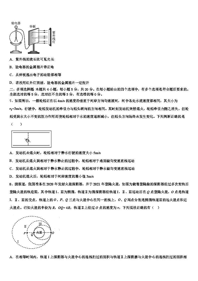 安徽省定远县育才中学2026届高考物理四模试卷含解析第3页