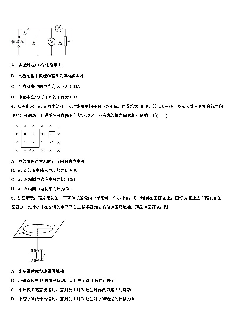 安徽省定远育才实验学校2026届高考压轴卷物理试卷含解析第2页