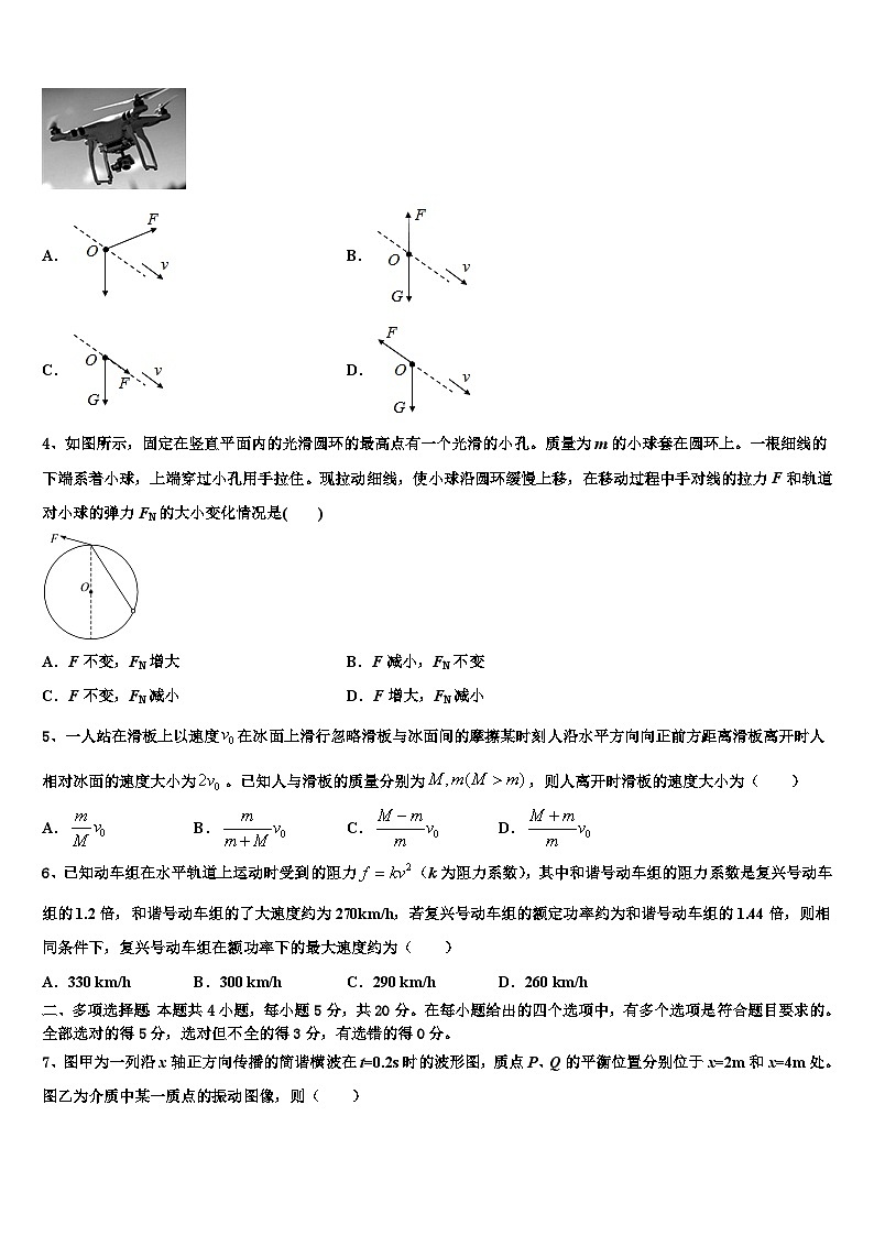 安徽省阜阳一中2026届高三第五次模拟考试物理试卷含解析第2页