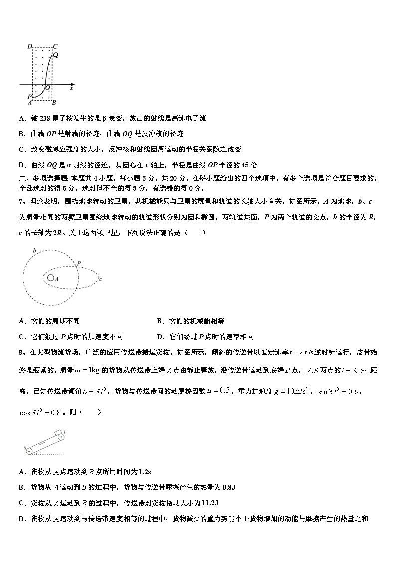 安徽省阜阳市重点中学2026届高三3月份模拟考试物理试题含解析第3页