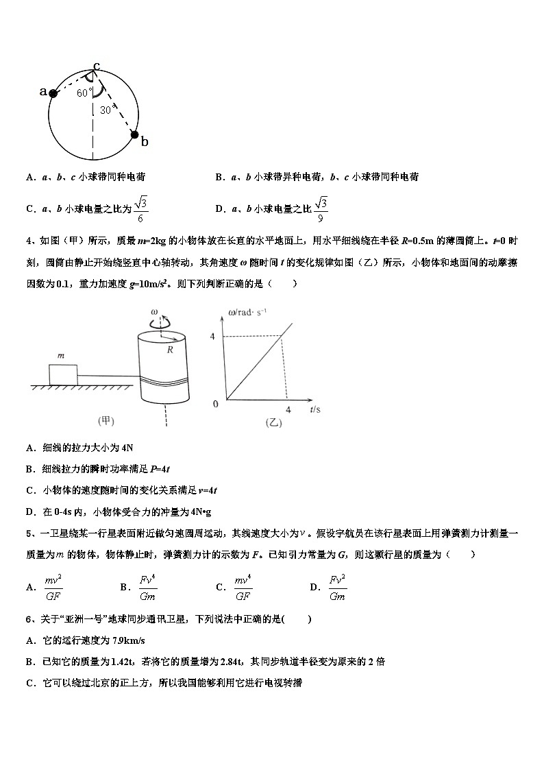 安徽省安庆市潜山二中2026届高三（最后冲刺）物理试卷含解析第2页